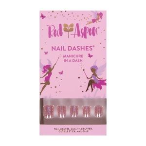 Red Aspen nails Kynlee’s Fairy Garden petite